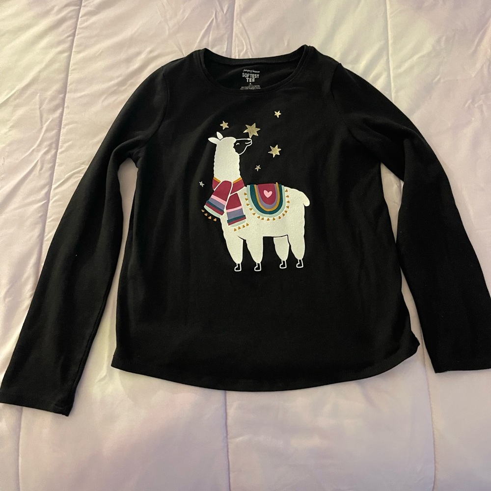 Size 8, Jumping Beans, black long sleeve.